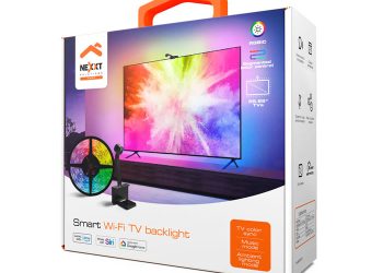Llegó a Ecuador la Cinta LED y Cámara para TV de 55-65″ de Nexxt Home