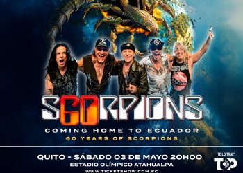 SCORPIONS COMING HOME TO ECUADOR – 60 YEARS OF SCORPIONS