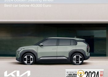 Kia EV3 gana la categoría de mejor relación calidad-precio en los Golden Steering Wheel Awards 2024