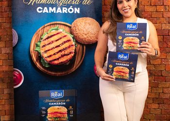 Alimentos Real presenta su Hamburguesa de Camarón, la nueva opción gourmet del mercado