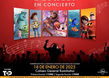 PIXAR EN CONCIERTO DELEITARÁ AL PÚBLICO ECUATORIANO EL 18 DE ENERO 2025