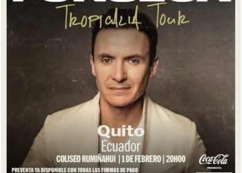 “FONSECA EN QUITO: ÚLTIMAS ENTRADAS PARA UNA NOCHE INOLVIDABLE CON SU “TROPICALIA TOUR” SÁBADO 1 DE FEBRERO 20H00.