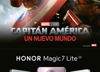 HONOR anuncia el lanzamiento del HONOR Magic7 Lite Ecuador en alianza legendaria con Capitán América un nuevo mundo
