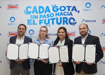 Holcim, Bimbo y Oletnat unen fuerzas por el Día Mundial del Agua: Firman alianza para reducir el consumo de agua potable en la industria ecuatoriana