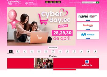 Primer Cyberday.ec 2025 inicia con fuerza, proyectando más de medio millón de visitas a la plataforma www.cyberday.ec, organizado por la Cámara Ecuatoriana de Comercio Electrónico (CECE)