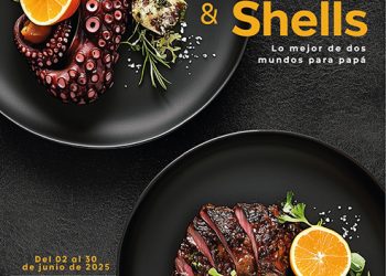 Steak & Shells, lo mejor de dos mundos para papá: Aprende nuevas recetas en los cursos de cocina de la cocina del chef en Sukasa