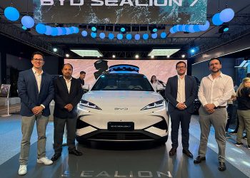 BYD presentó el nuevo SUV Sealion 7, su familia de autos eléctricos y super híbridos en el Autoshow 2025