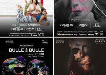 BULLE A BULLE DE ESPAÑA, JOSELYN GALLARDO, LORENA ROBALINO Y MÁS ARTISTAS EN LA AGENDA DE AGOSTO DEL TEATRO SÁNCHEZ AGUILAR