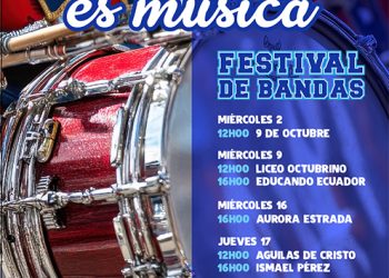 MALL DEL SUR RECIBE A LAS BANDAS DE PAZ PARA CELEBRAR EL MES DE GUAYAQUIL