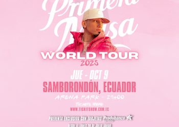 OMAR COURTZ LLEGA A ECUADOR CON SU GIRA “PRIMERA MUSA WORLD TOUR 2025”