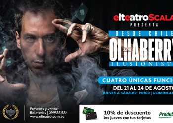 El ilusionista Jean Paul Olhaberry presenta por primera vez en Ecuador su espectáculo “Soy Magia”