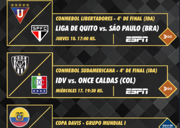 Programación deportiva DIRECTV Ecuador- 12 19 de septiembre