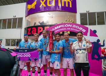 ¡Gloria histórica! Guayaquil Astilleros conquista la Copa de la Liga Nacional de Ecuavóley-Banco Guayaquil tras final inolvidable.