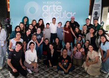 Taller “Del caucho al arte” reunió a influencers y niños en una experiencia creativa e inclusiva como antesala de Arte Circular 2025