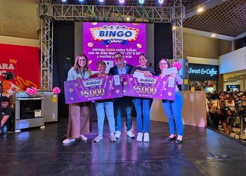 ROTUNDO ÉXITO EN EL  GRAN BINGO SHOW DE MALL DEL SUR