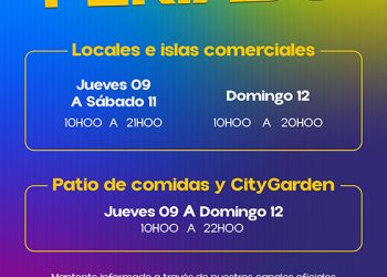 HORARIOS DE ATENCIÓN EN CITYMALL  DURANTE EL FERIADO DEL 9 DE OCTUBRE