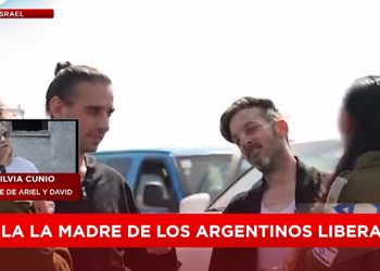 Madre de los argentinos liberados por Hamas: “Están muy bien de salud”