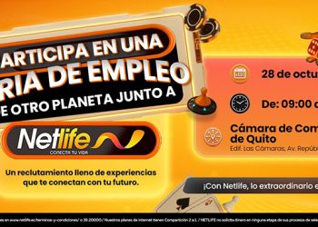 Netlife abre sus puertas al talento en la Feria de Empleo 2025 en Quito