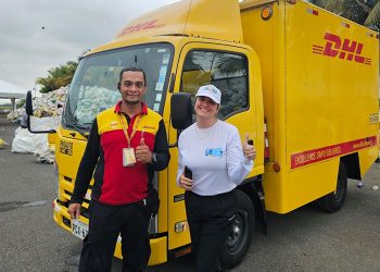 DHL activa su logística sostenible para dar nueva vida a residuos marinos en Ecuador