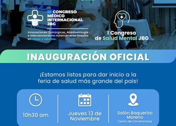 Guayaquil será la capital de la salud con el III Congreso Nacional e Internacional denominado “Innovaciones quirúrgicas, anestesiología e intervencionismo mínimamente invasivo en niños y adultos” y ExpoSalud & Bienestar 2025