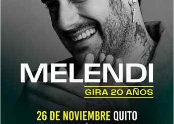 LA CUENTA REGRESIVA COMENZÓ: MELENDI LLEGA A ECUADOR CON SU GIRA “20 AÑOS”