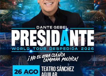 LA DESPEDIDA MUNDIAL DE DANTE GEBEL LLEGA AL ECUADOR “PRESIDANTE” 2026