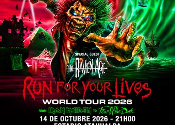 IRON MAIDEN TRAEN SU ACLAMADA GIRA MUNDIAL DEL 50.º ANIVERSARIO ‘RUN FOR YOUR LIVES’ WORLD TOUR A LOS ESTADIOS DE AMÉRICA CENTRAL Y DEL SUR EN 2026.