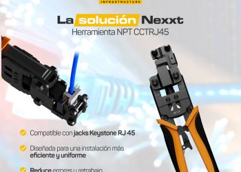 Nexxt Infraestructura presentó en Ecuador su herramienta QuickTerm para terminación rápida de conectores keystone