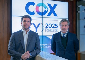 Cox eleva sus ingresos un 62% hasta los 1.140 millones de euros y obtiene un EBITDA récord de 225 millones de euros en 2025