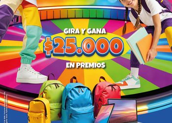 REGRESO A CLASES EN “MODO ON”: MALL DEL SUR Y SU RUEDA ESCOLAR ENTREGARÁN $25.000 EN PREMIOS