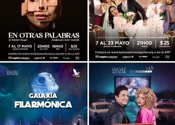 JOSELYN GALLARDO, CLAUDIA CAMPOSANO Y DIEGO CHIANG  ENCABEZAN LA CARTELERA DE MAYO DEL TEATRO SÁNCHEZ AGUILAR