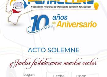El Transporte Turístico del Ecuador celebra 10 años de institucionalidad