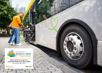 Conti Urban HA 5 NXT es reconocido como el neumático más sostenible en los Premios Internacionales de Autobuses 2026