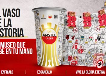 Amstel® presenta “El vaso de la historia”, una pieza que convierte la CONMEBOL Libertadores en un museo que cabe en tu mano