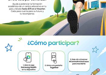 Con el reto Samsung Health ganas tú y la educación de Ecuador