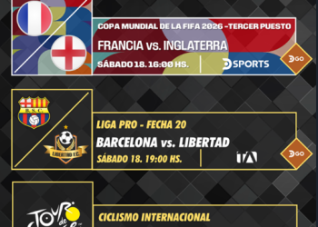 Programación deportiva DIRECTV Ecuador – Desde el 17 al 24 de julio