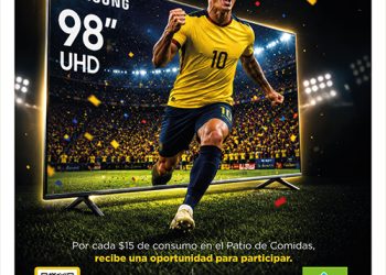 Mall del Norte premiará a sus visitantes con un televisor de 98 pulgadas durante la temporada futbolera