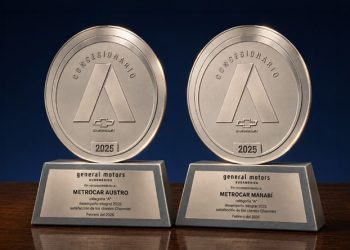 Metrocar es reconocido por General Motors Sudamérica por su excelencia y desempeño integral
