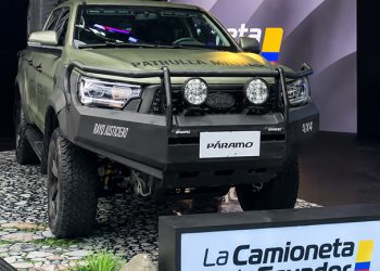 La Camioneta de Ecuador exhibe en el AutoShow 2026 la primera Patrulla Militar ensamblada en el país