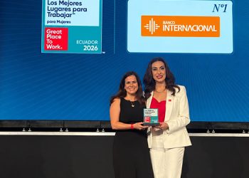 Banco Internacional lidera el ranking de los mejores lugares para trabajar para mujeres en Ecuador