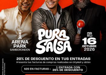 CityMall invita a sus Clientes a disfrutar de “Pura Salsa”  en el Arena Park Samborondón
