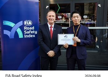 Honda es la primera empresa del mundo en obtener cinco estrellas en el Índice de Seguridad Vial de la FIA